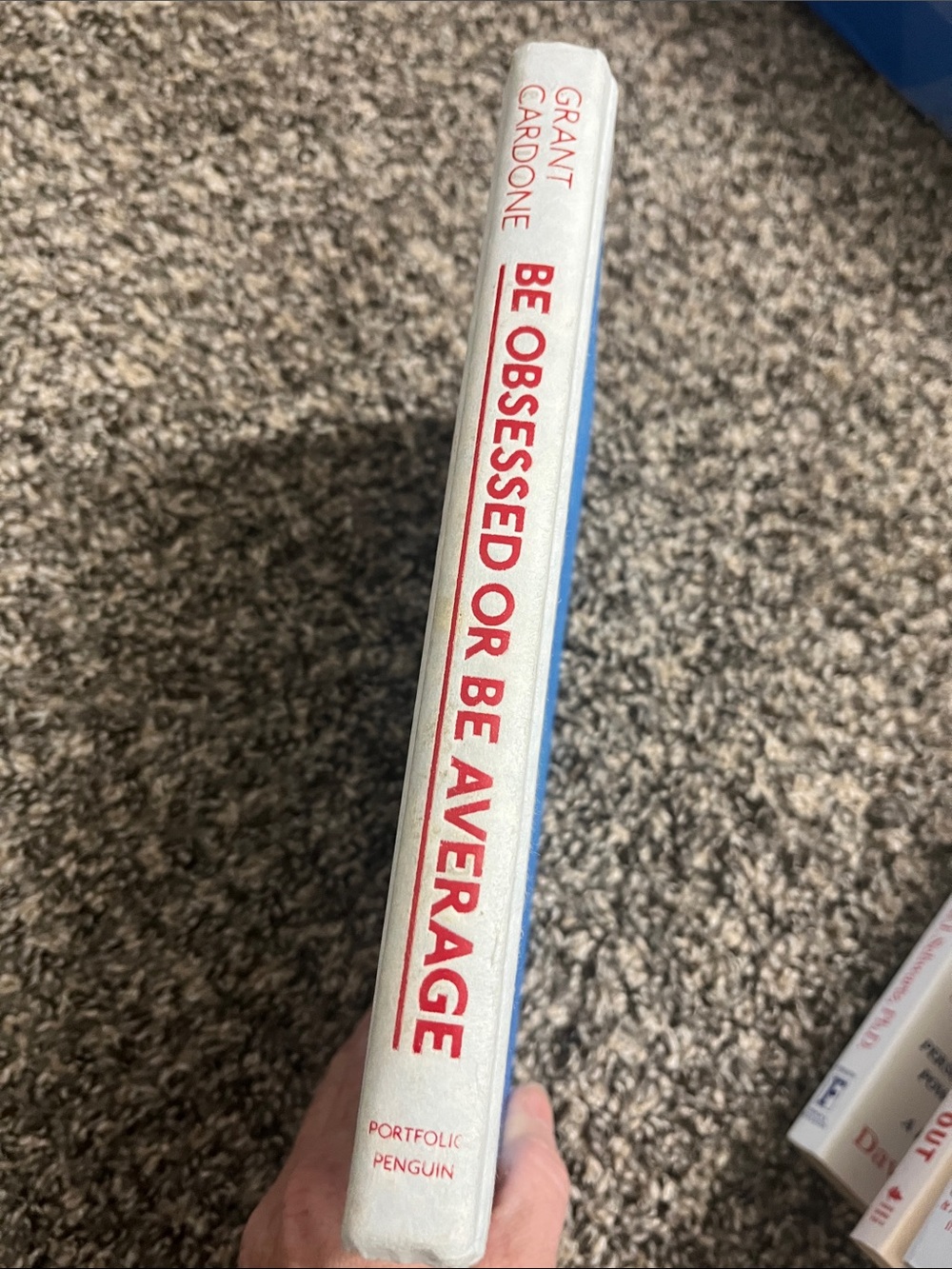 Be Obsessed or Be Average by Grant Cardone Book - missing cover